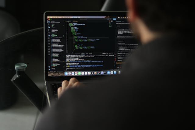 Cloud and security engineers in a modern office